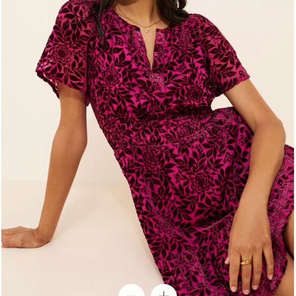 Anthropologie The Somerset Velvet Mini Dress - Picture 1 of 4